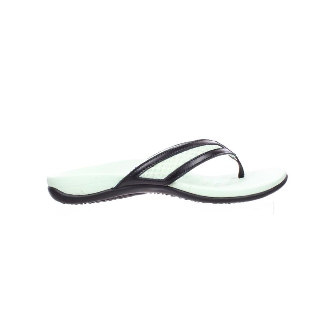 Vionic Black and White Sandals 9W (9 Wide)